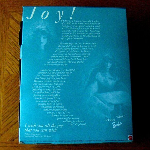 1st in the series Collector Edition Angel of Joy Barbie. - Picture 2 of 2
